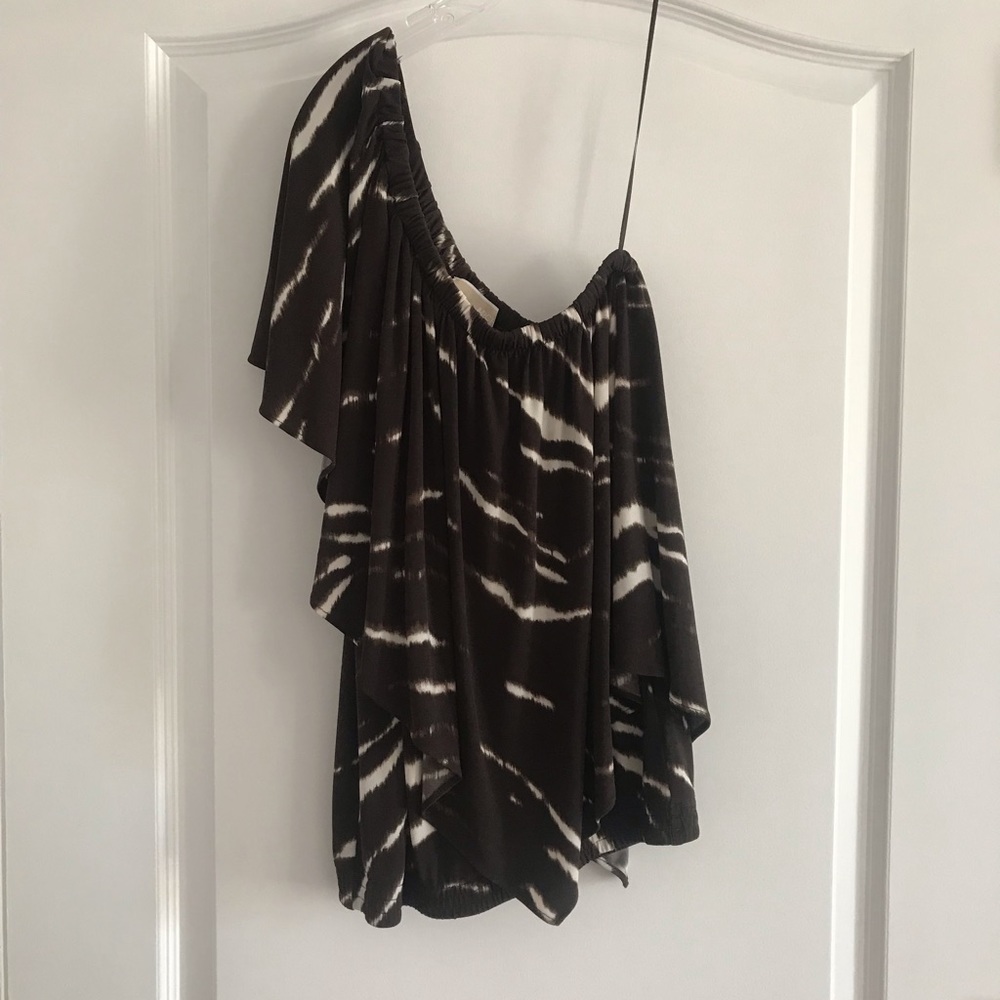 Michael Michael Kors one shoulder blouse